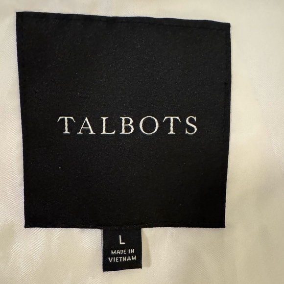 NWOT Talbots Quilted IVORY Puffer Vest - Picture 6 of 7